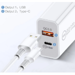 BDI 18W PD Quick Charger USB and Type-C SDC-18WACB - Image 1
