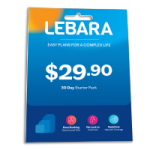 Lebara-$29.90
