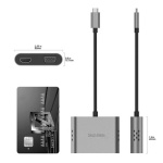 Intact 9837T - 4 in 1 USB-C Adapter  HDMI +VGA + USB3.0 + USB-C (PD) - Image 3