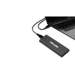 VOLANS VL-UCM2-V Aluminium NVMe PCIe (M Key) M.2 SSD to USB3.1 Gen 2 Type C Enclosure 10Gbps - Image 3