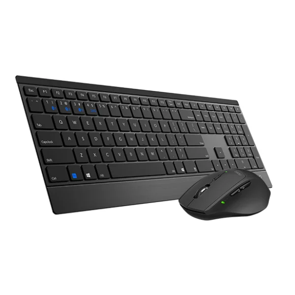 RAPOO 9500M Bluetooth & 2.4G Wireless Multi-mode Keyboard Mouse Combo Black