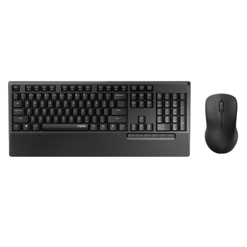 RAPOO X1960 Wireless Mouse and Keyboard Combo with Palm Res