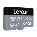 Lexar® 64G Professional 1066x microSDXC™ UHS-I Card SILVER Series - Image 1