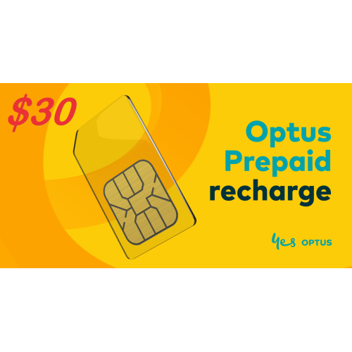 Optus $30 Prepaid Recharge Card
