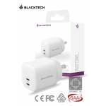 BLACKTECH Dual USB-C 67W PD GaN Charger With Smart IC - Image 1