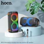 Hoco BS53 Manhattan With 2 Wireless Microphone - Image 3