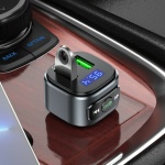 Hoco E67 Fighter QC3.0  FM Transmitter, Charger - Image 4