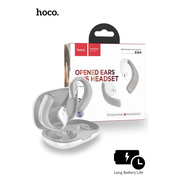 Hoco EQ4 White Graceful True Wireless Headset