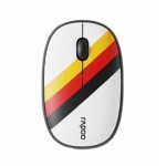 RAPOO Multi-mode wireless Mouse Bluetooth 3.0, 4.0 and 2.4G Fashionable and portable, removable cover Silent switche 1300 DPI Germany- world cup - Image 1