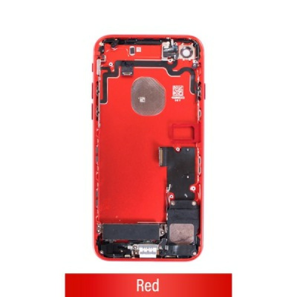 Iphone 7 Rear Housing (with Small Parts)-Red