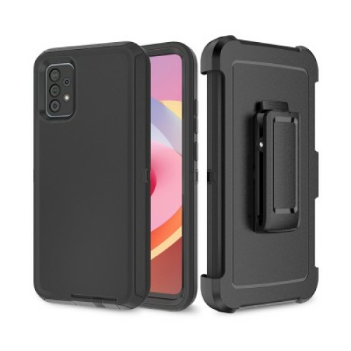 Galaxy A34 5G Shockproof Robot Armor Hard Plastic Case with Belt Clip