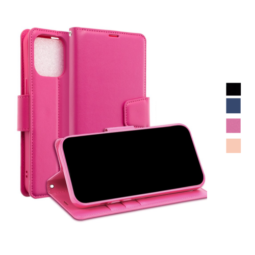 Hanman PU Flip Leather Wallet Case for iPhone 14 Plus