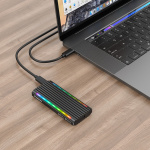 Simplecom SE525 NVMe / SATA M.2 SSD USB-C Enclosure with RGB Light USB 3.2 Gen 2 10Gbps - Image 2