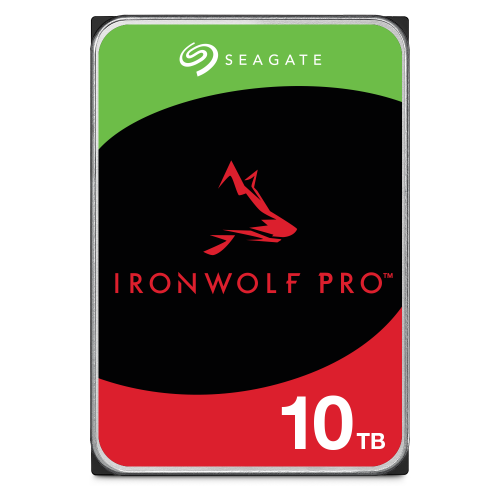 Seagate 10TB 3.5" IronWolf Pro NAS SATA Hard Drive  -6Gb/s Connector - CMR Recording Technology