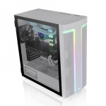 Thermaltake,  H590, Mid-Tower, Tempered Glass, Drive Bays: 2x3.5", 2x2.5"or4x2.5", Expansion Slot: 7, Motherboard Support: Mini-ITX/Micro-ATX/ATX/E-ATX, Pre-Installed Fan: 2x120mm, ARGB, Snow White - Image 5