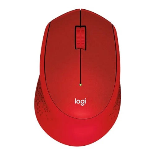 Logitech M331 SILENT PLUS Wireless Mouse RED DPI (Min/Max): 1000± 1-Year Limited Hardware Warranty