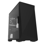 Zalman Z1 ICEBERG BLACK, Mid-Tower, Tempered Glass, Drive Bays: 2x3.5"/2.5", 3x2.5", Expansion Slot: 4, Motherboard Support: mATX/Mini-ITX, Pre-Installed Fan: 3x120mm, Black, 1 Year Warranty - Image 3