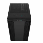 DeepCool CC560 Black Mid-Tower Computer Case, Tempered Glass Window, 4x Pre-Installed LED Fans, Top Mesh Panel, Support Up To 6x120mm or 4x140mm AIO - Image 3