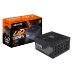 Gigabyte UD1300GM PG5 1300W ATX PSU Power Supply 80+ Gold >90% 140mm Fan Black Flat Cables Single +12V >100K Hrs - Image 1