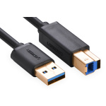 UGREEN 10372 USB3.0 A Male TO BM cable Gold Plated 2M - Image 2
