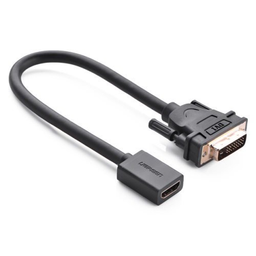 UGREEN 20118 HDMI Female to DVI 24+1 DVI-D Male Adapter Gold Plated