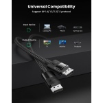 UGREEN 80392  8K DP1.4 Male to Male Cable 2M - Image 3
