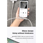 KIVEE AD11 Lightning to Dual Lightning+ Charge+Phone call Adapter- White - Image 5
