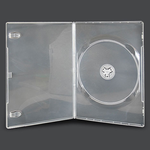 7MM SLIM CLEAR DVD CASE - FIT 1