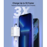 Choetech PD5006 GaN USB-A + USB-C Dual port PD PPS 33W wall charger - Image 4