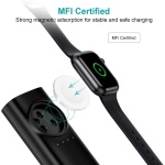 CHOETECH T315 - 2 in 1 Portable Wireless iWatch Charger 5000mAh Power Bank Quick Charging - Image 2