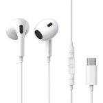 Baseus White Encok CZ17 Semi-In-Ear Wired Earphones - Image 1
