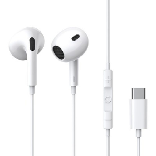 Baseus White Encok CZ17 Semi-In-Ear Wired Earphones
