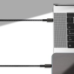 Baseus Type-C to iP 2.4A Tungsten Gold Charging Cable - Image 6