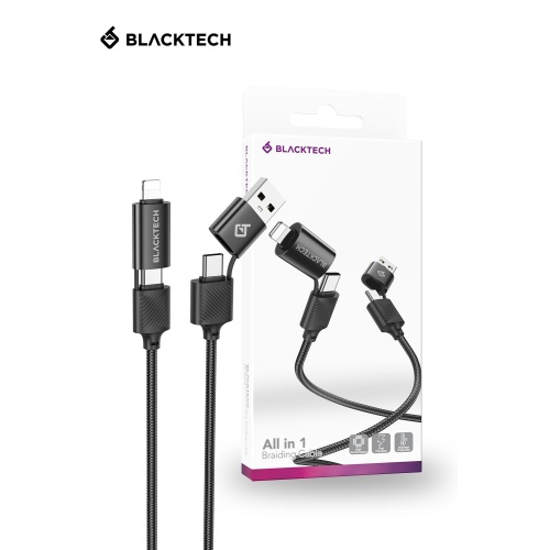 BLACKTECH All in 1 Aluminum Alloy Braiding Cable