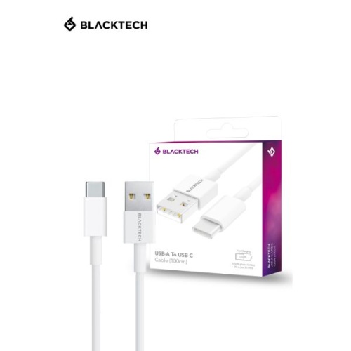 BLACKTECH 2M USB-A To Type-C Charging Cable
