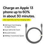 Baseus Jelly Liquid Type-C to iP 20W Charging Cable - Image 5