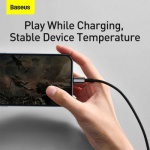 Baseus USB to iP 2.4A Tungsten Gold Charging Cable - Image 11