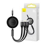 Baseus Bright Mirror 2 Cable Type-C to M+L+C 3.5A 1.1M - Image 1