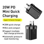 Baseus 20W Super Si Quick Charger 1C - Image 9