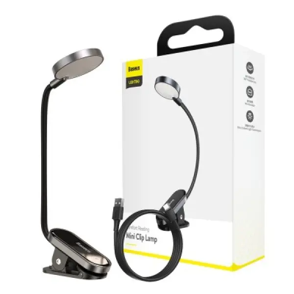 Baseus Comfort Reading Mini Clip Lamp-Dark
