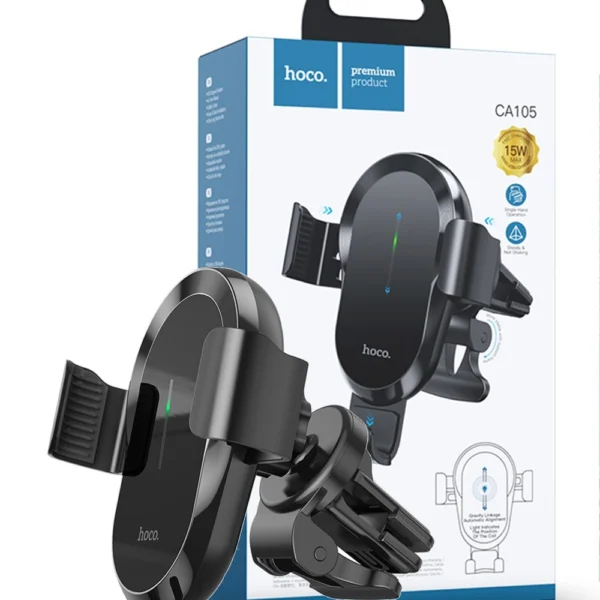 Hoco CA105 Axis Linkage Wireless Air Vent Charger