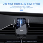 Hoco CA202 Auto-Scaling Air Vent Wireless Charger - Image 4
