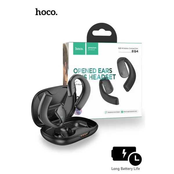 Hoco EQ4 Black Graceful True Wireless Headset