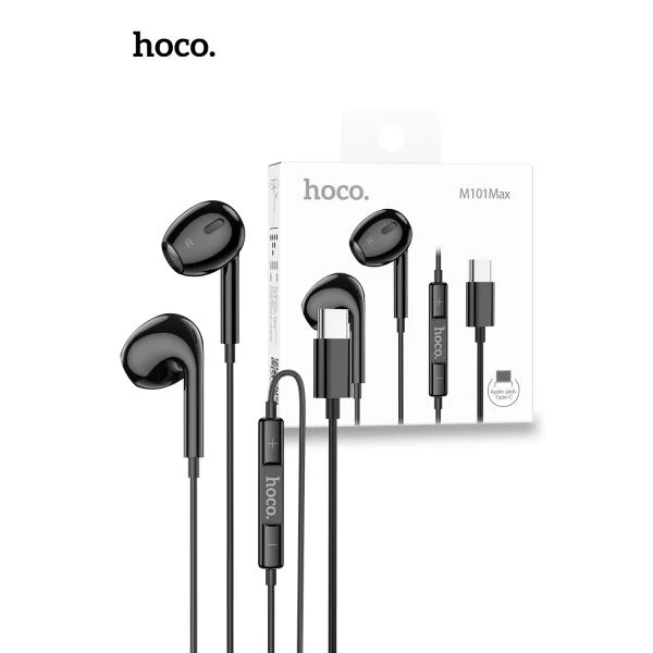 Hoco M101 MAX Crystal USB-C Handsfree Black