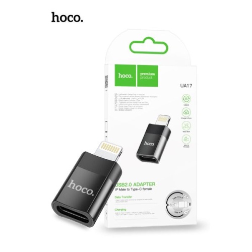 Hoco UA17 Lightinng to USB-C OTG Adapter