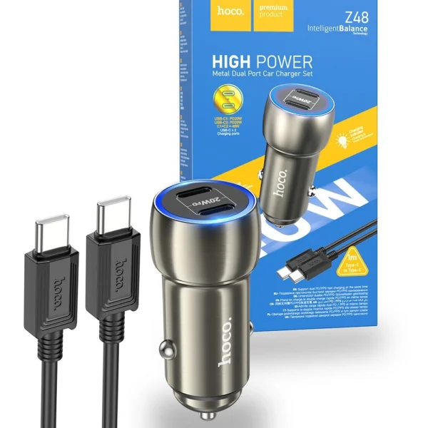 Hoco Z48 40W Dual Port - C With Type-C Cable