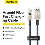 Baseus 1M USB to iP Unbreakable Fast Charging Cable - Image 7