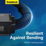 Baseus 2M Type-C to iP Unbreakable Charging Cable - Image 9