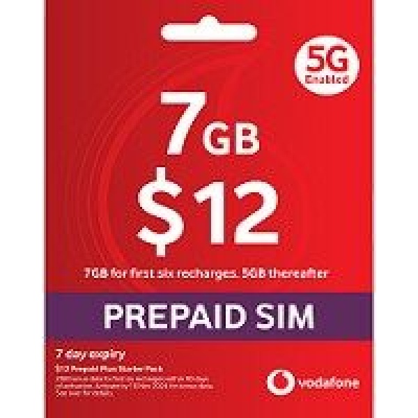 Vodafone $12 Prepaid Triple Sim Kit