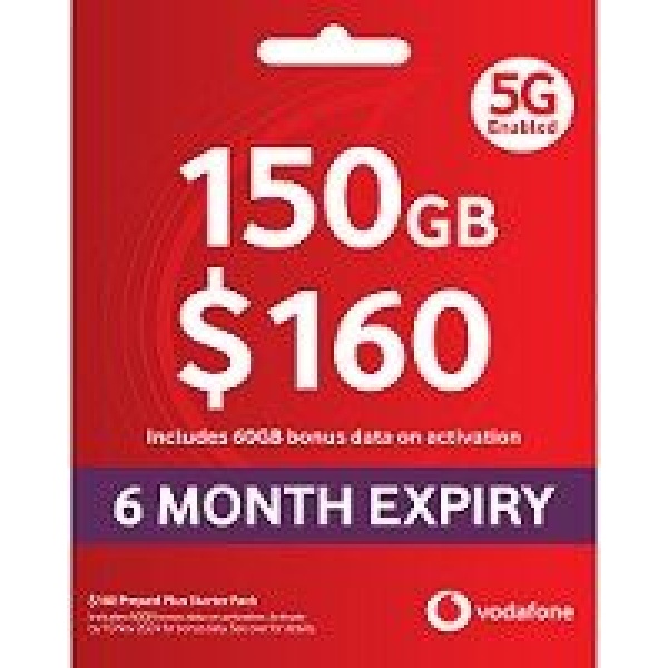 Vodafone $160 180 Days - $120